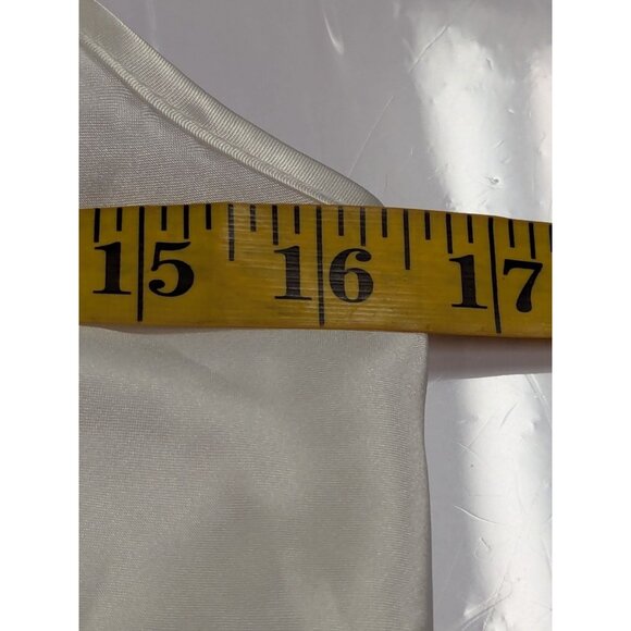 In Bloom by Jonquil sz S Hope Faux Feather Trim Satin Chemise Intimate Feminine - Picture 14 of 15